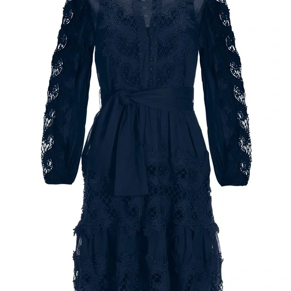 🥰HP🥰💓Firm Price💓 Boston Proper Long Sleeve Lace Dress sizes 0, 2 - Picture 3 of 4